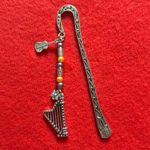 NWT, Silver Double-Sided, Etched Bookmark